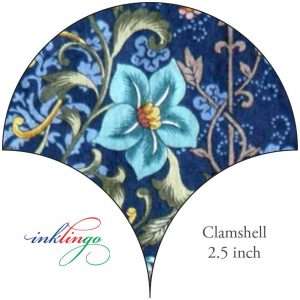 Clamshell 2.5 inch template