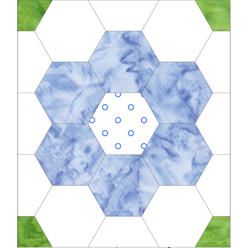 Printable Hexagon Template For Quilting - Printable Templates Free