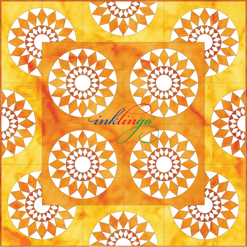 Inklingo Sunflower Quilt Design