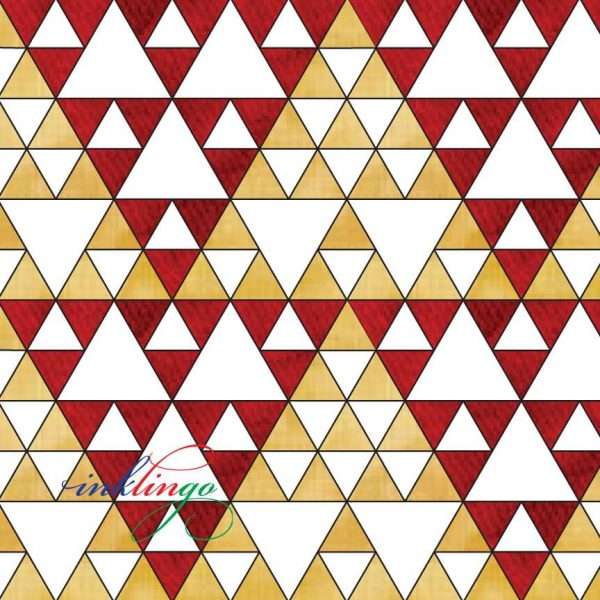 quilt with 60° triangles