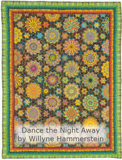 Dance the Night Away Quilt by Willyne Hammerstein