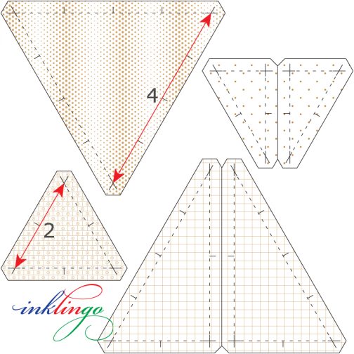 templates for 60° triangles 2 and 4 inch templates for 60° triangles 2 and 4 inch