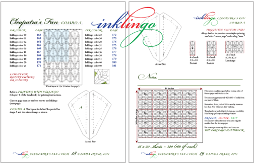 Cleopatra's Fan Fabric Requirements