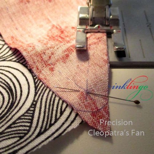 Cleopatra's Fan sew by machine