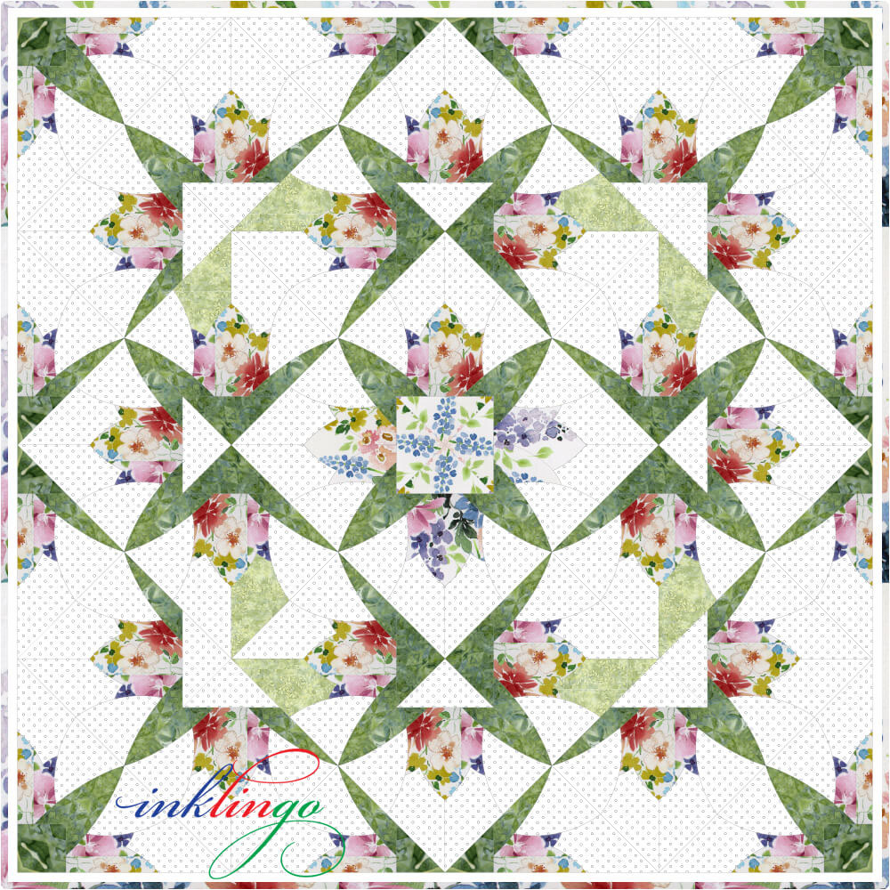 Tulip Patch quilt design