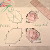 how to draw hexagons for Patchwork of the Crosses