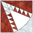 Pine Cone Quilt Block