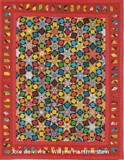 Joie de vivre quilt Millefiori Quilts