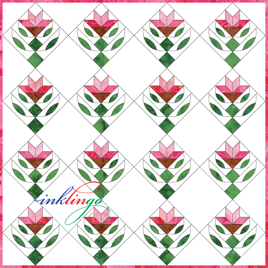 Inklingo Flower Quilt Design