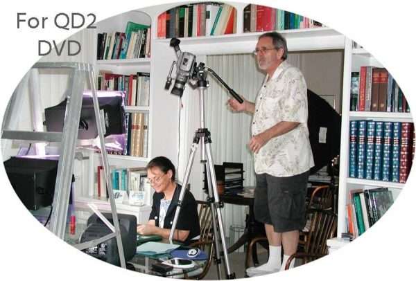 filming the Quilted Diamonds 2 DVD