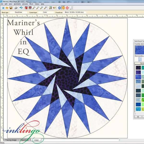 Mariner`s Whirl with Inklingo in EQ