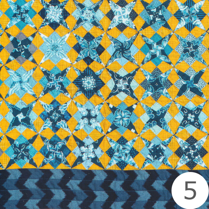 Templates for Night and Day Quilt millefiori quilts