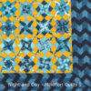 Night and Day quilt detail