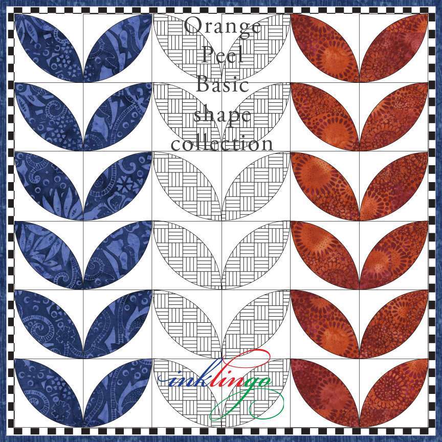 Orange Peel quilt design