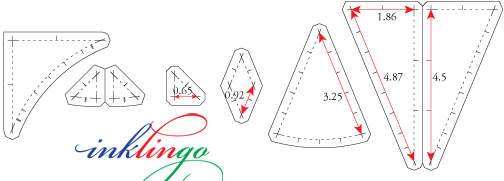 templates for Pine Cone Quilt Block to print on fabric