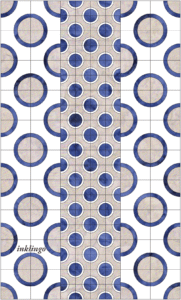 Modern Drunkard's Trail Quilt variation