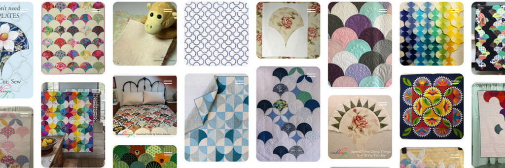 Inspiration for Clamshell quilts on Pinterest