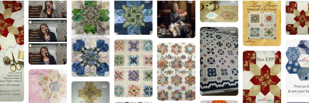 Inspiration for Lucy Boston Patchwork of the Crosses quilt designs on Pinterest