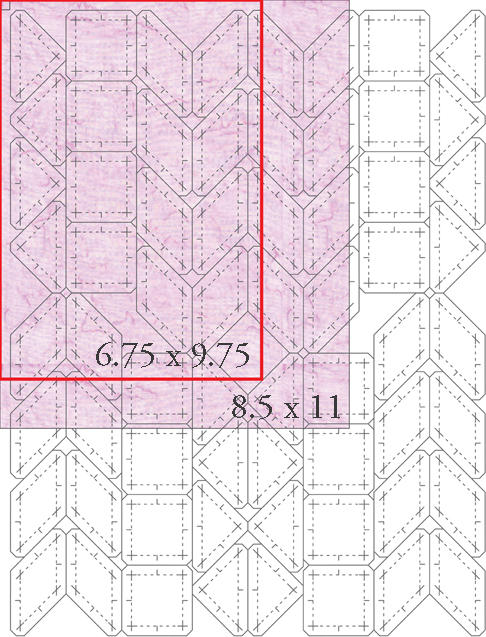 Print a custom page size to save fabric