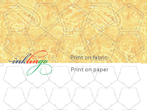 Print on fabric or on paper with Inklingo