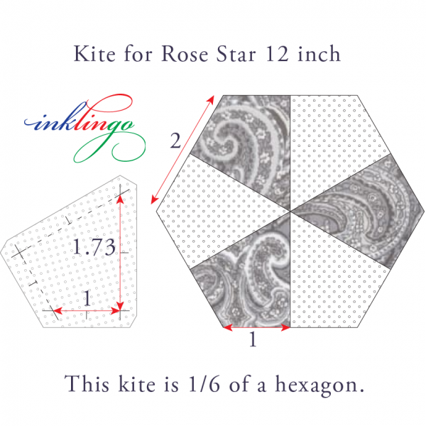 Kite for Rose Star Quilt