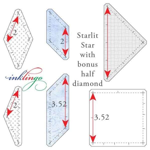 templates for 2 inch diamond