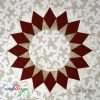 12 inch Sunflower Quilt Block with Inklingo