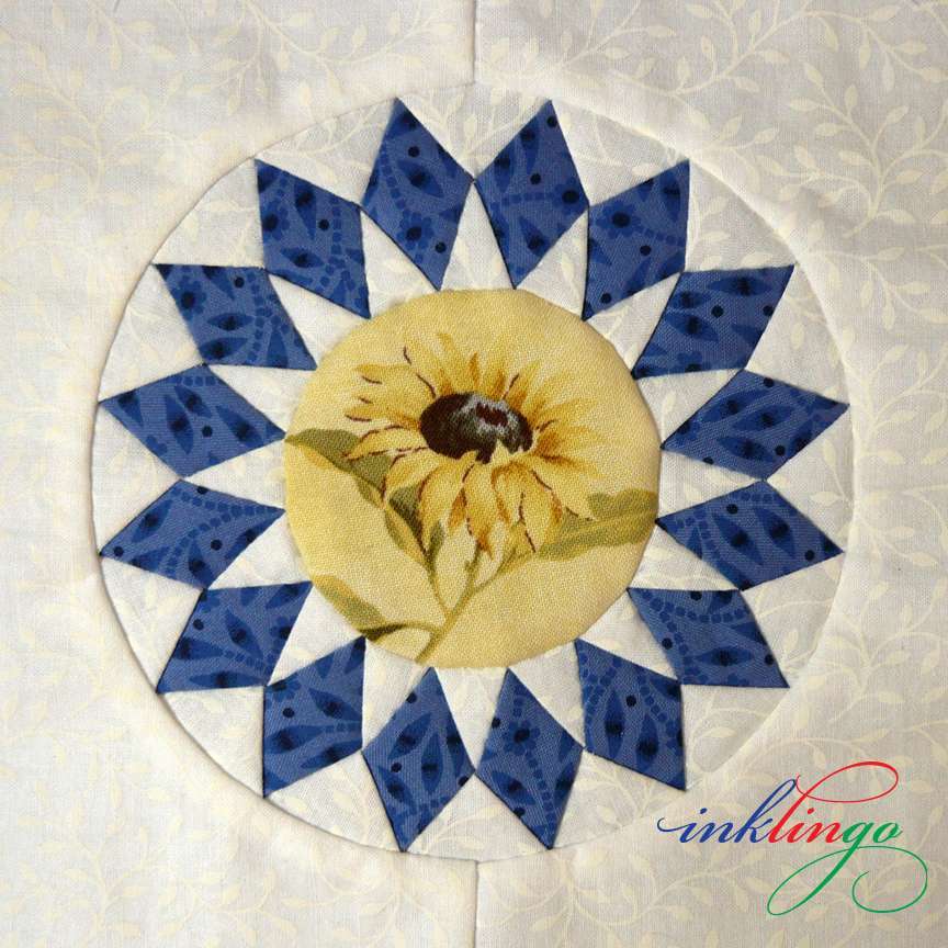 Sunflower Quilt block