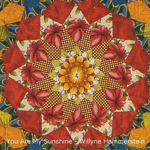 You Are My Sunshine Quilt close-up