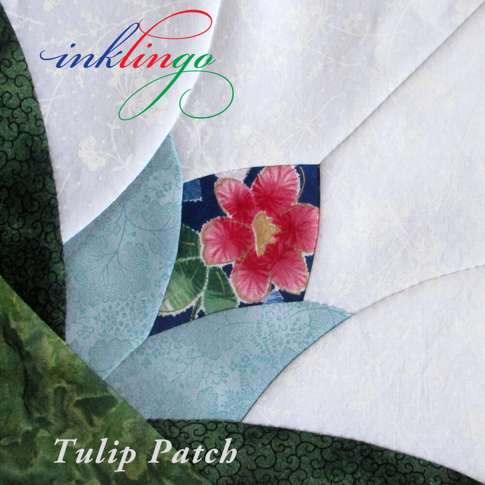 Tulip Patch springtime quilt block