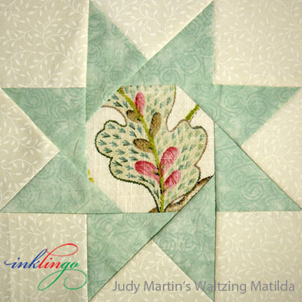 Waltzing Matilda 9 inch block