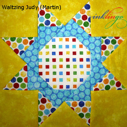 variation of Waltzing Matilda quilt block