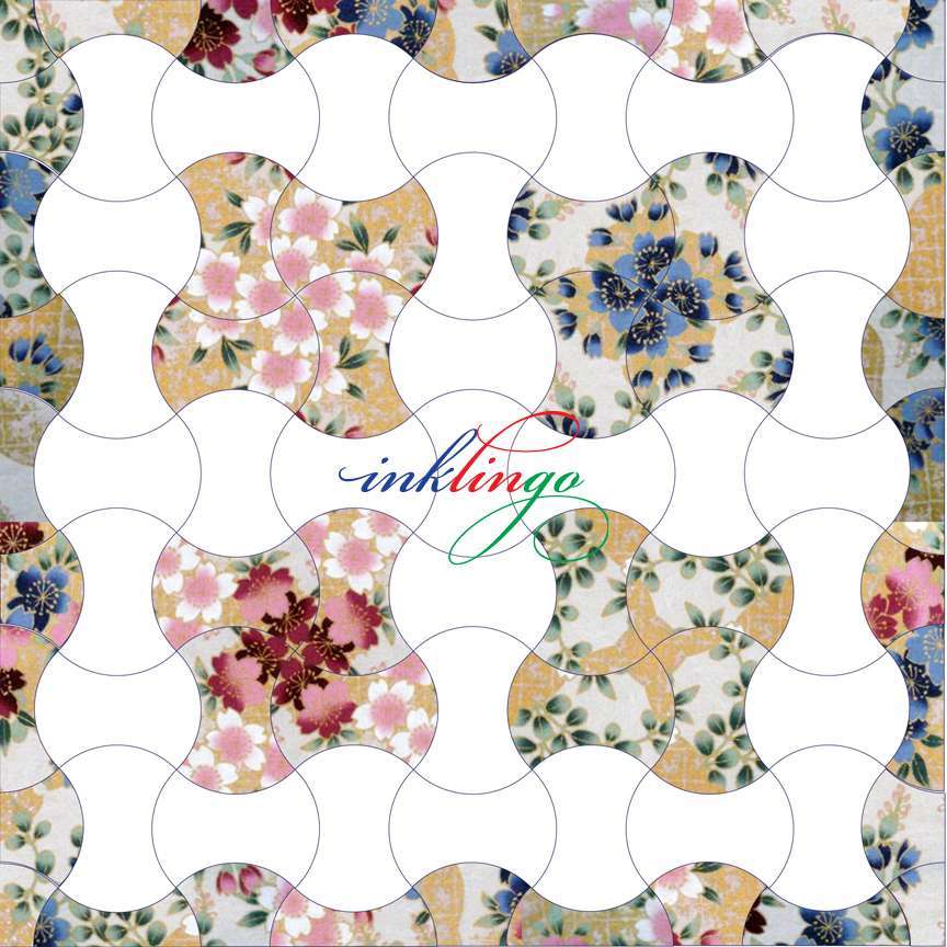 Dresden Plate Fancy Pieced PDF - Quilt with Inklingo