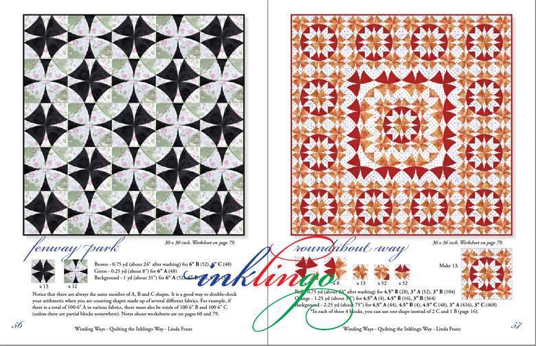 Winding Ways Quilt designs