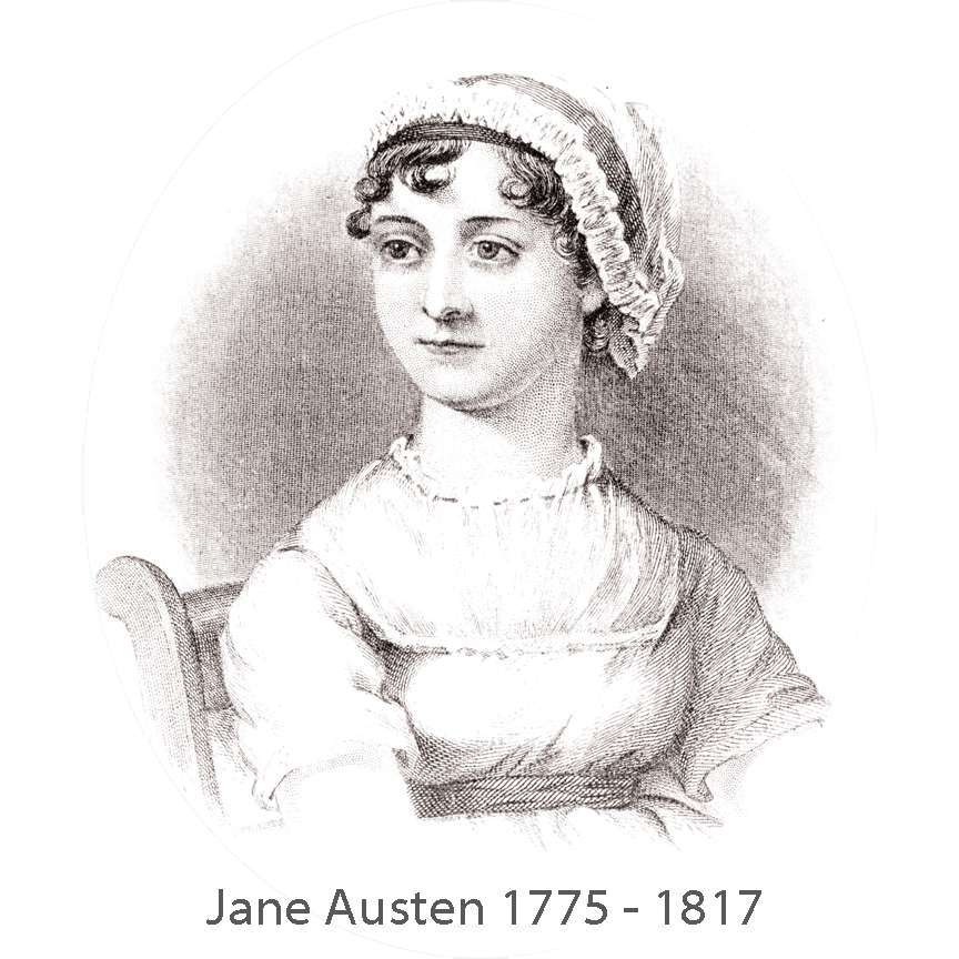 Jane Austen Portrait used with permission